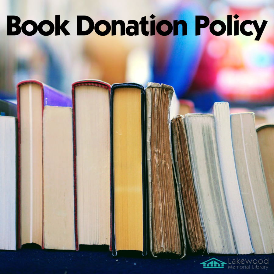 Book Donation Policy
