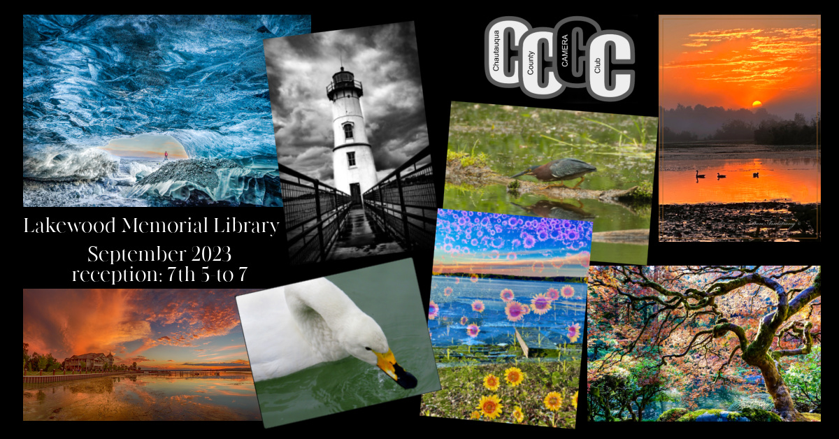 September Gallery Exhibit: Photography by the Chautauqua County Camera Club