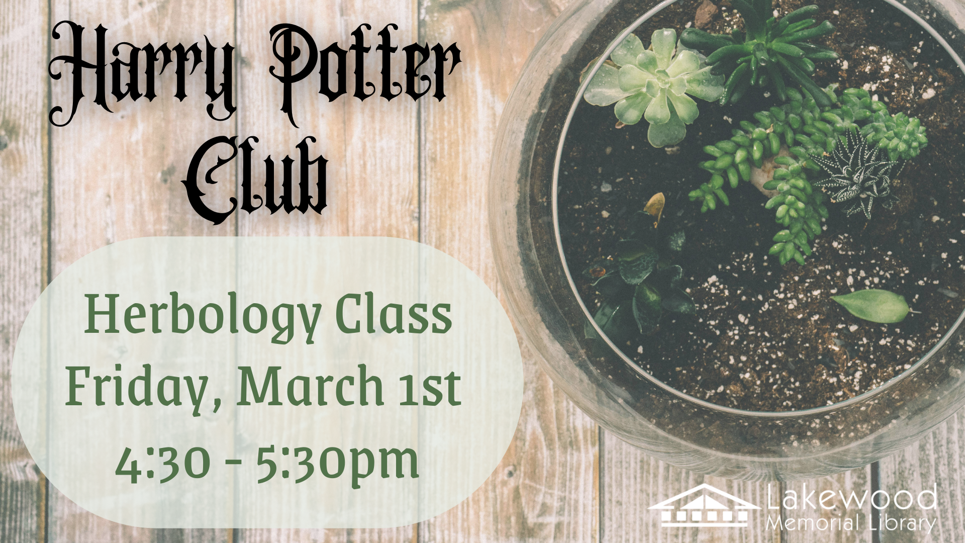 Harry Potter Club: Herbology