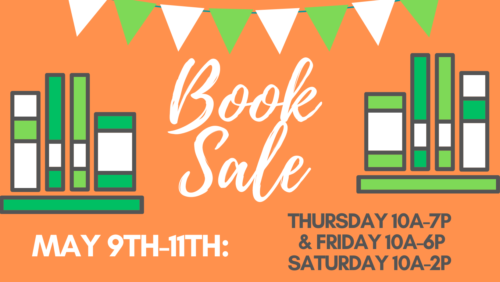 Book Sale May 9th-11th