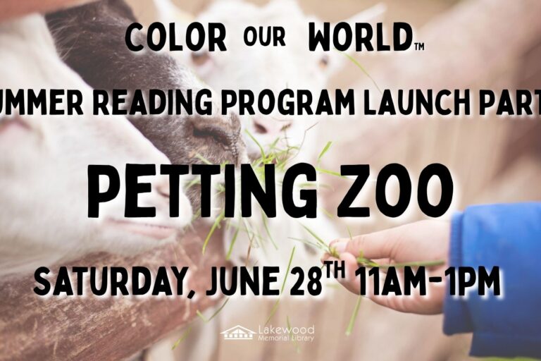 Summer Reading Program Begins June 28th