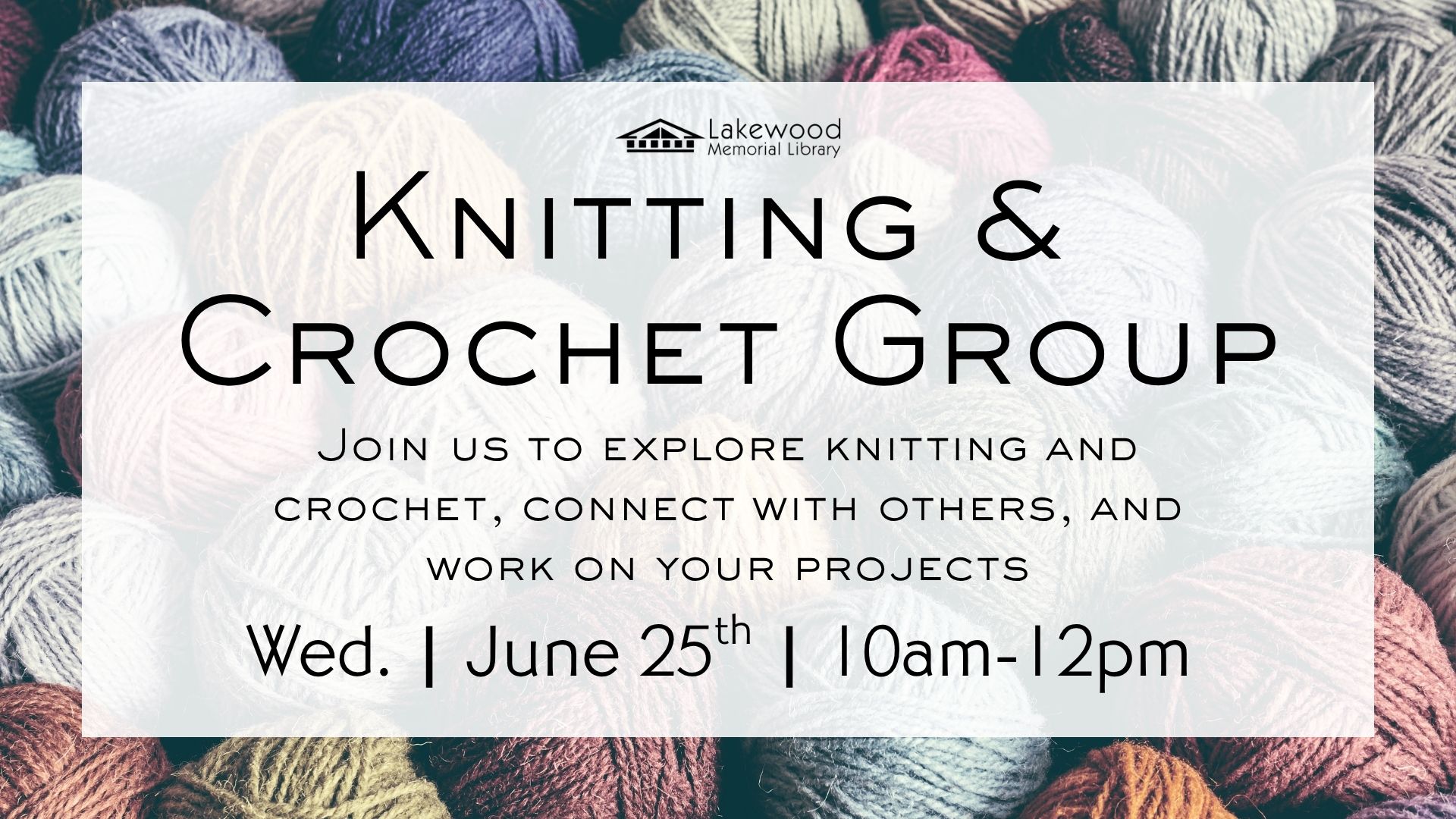 Knitting & Crochet Group