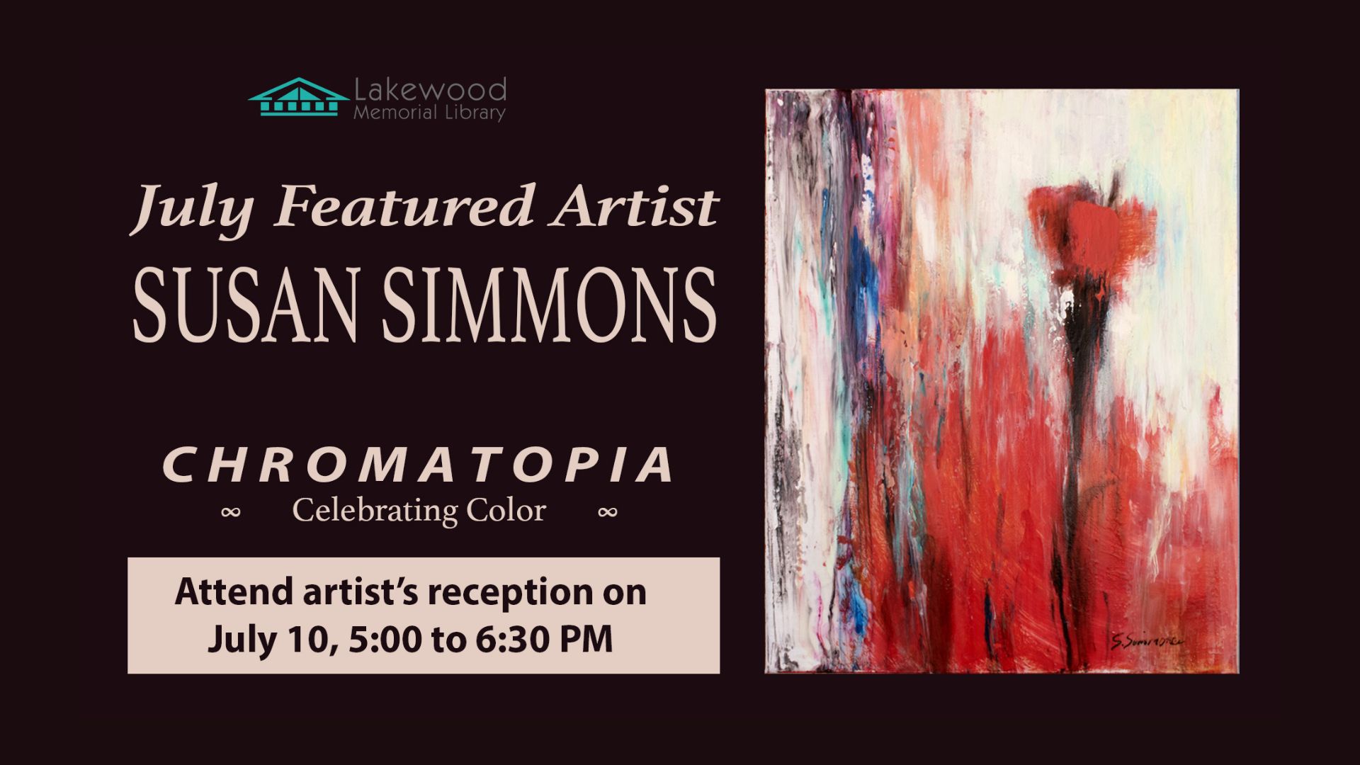 July Featured Artist – Susan Simmons