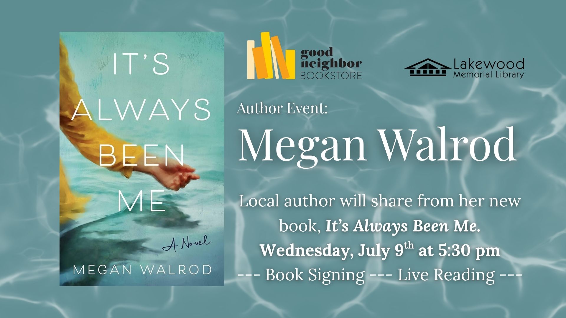 Author Event – Megan Walrod