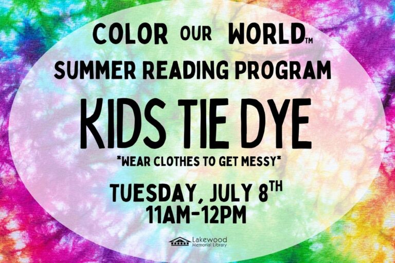 Kids Tie Dye