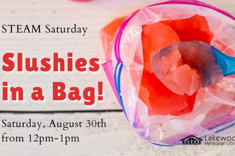 STEAM Saturday: Slushies in a Bag!