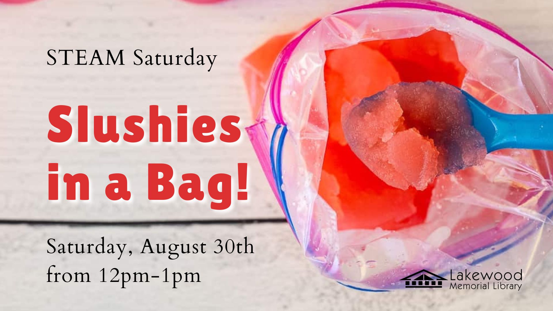 STEAM Saturday: Slushies in a Bag!
