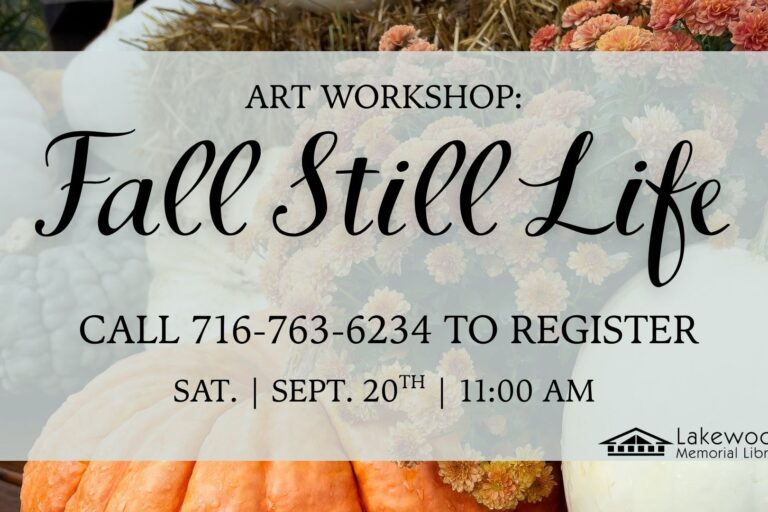 Art Workshop: Fall Still Life